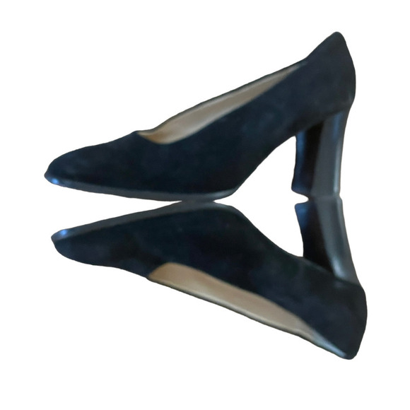 Botticelli Black Suede Heels - Size 39 1/2 - Picture 5 of 11